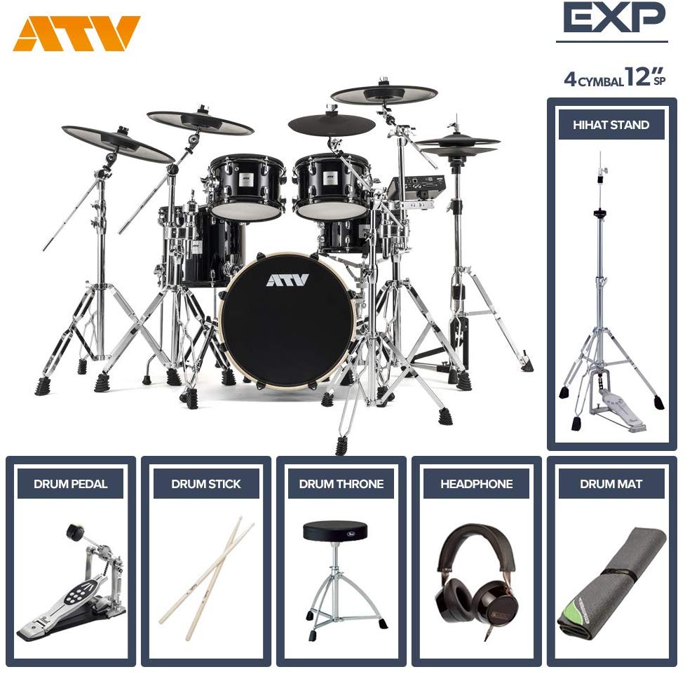 ATV aDrums artist EXPANDED SET ADA-EXPSET 4Cymbal フルオプションセット (12