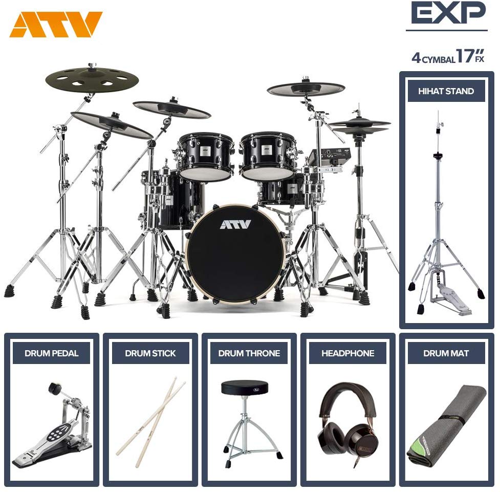 ATV aDrums artist EXPANDED SET ADA-EXPSET 4Cymbal フルオプションセット (17
