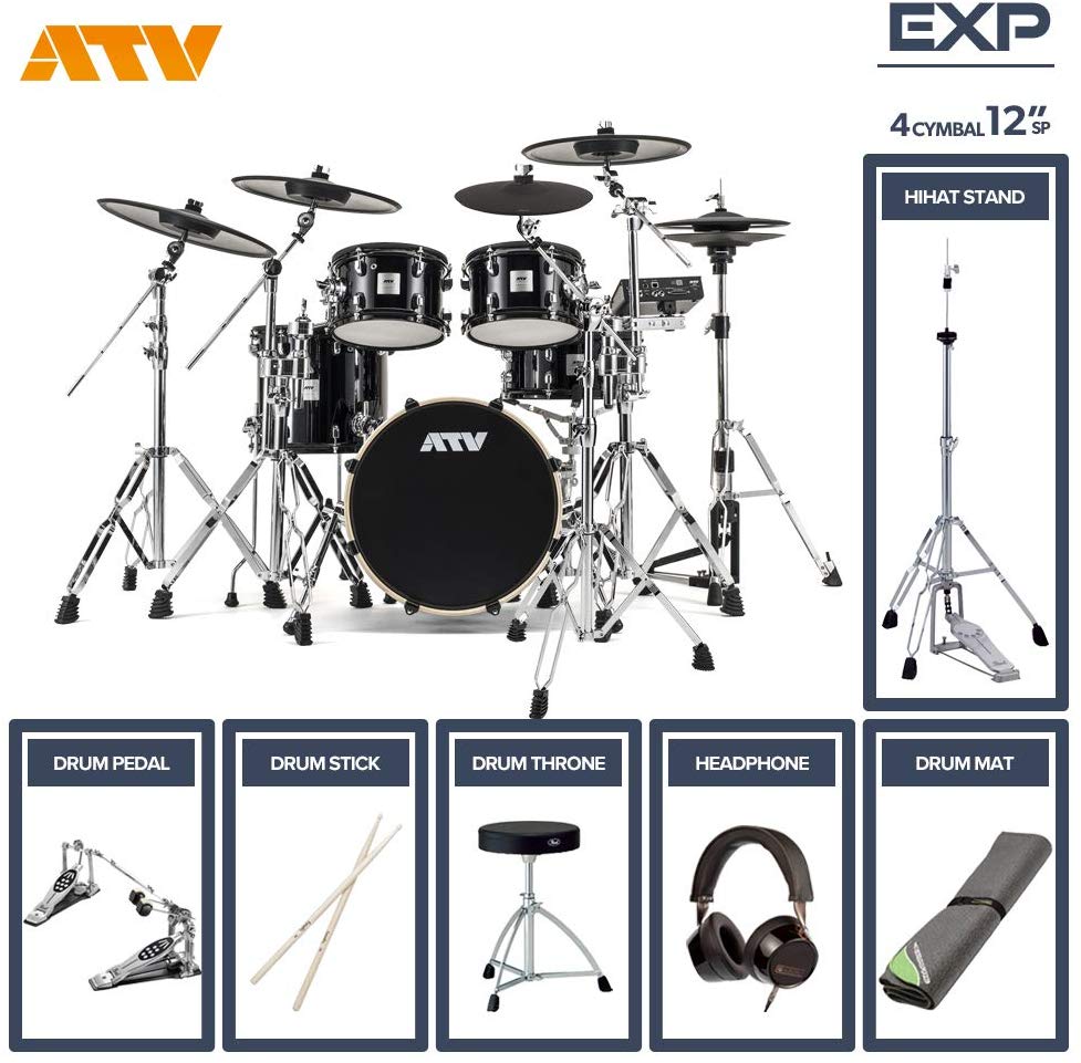 ATV aDrums artist EXPANDED SET ADA-EXPSET 4Cymbal フルオプションセット (12