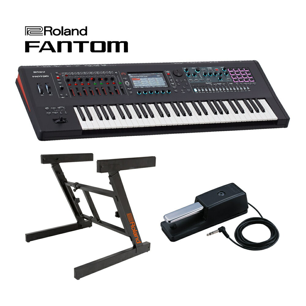 ローランド シンセサイザー Roland FANTOM-6 Synthesizer Keyboard プライムセット【送料無料】