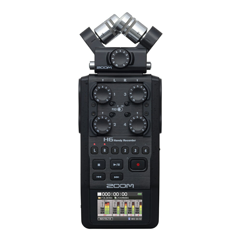 ZOOM H6/BLK Handy Recorder...