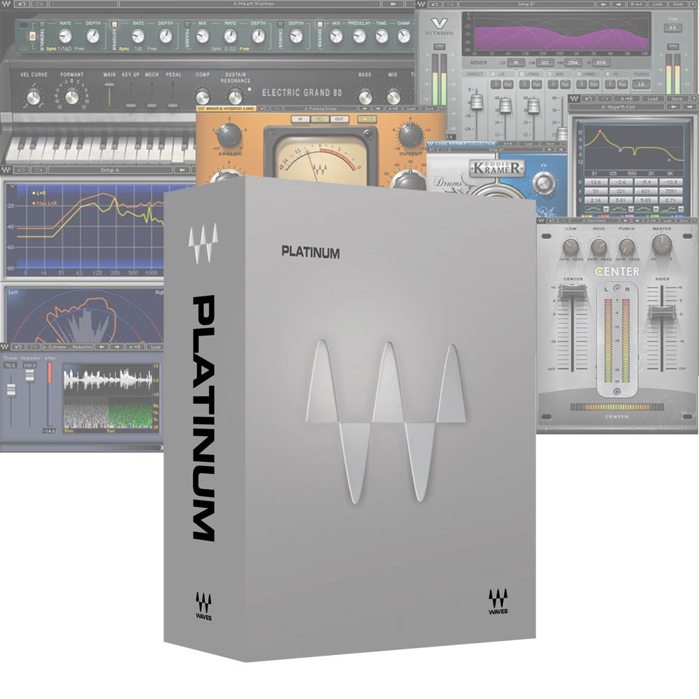 ■3,000円OFFクーポン配布中 WAVES Platinum ダウンロード版 (シリアルコード入り封書発送)