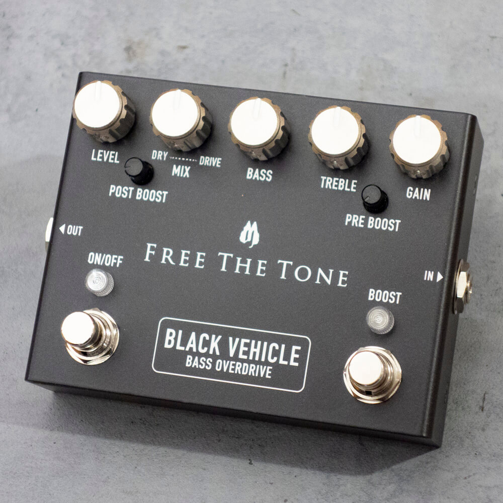 FREE THE TONE BLACK VEHICLE BV-1V BASS OVERDRIVE