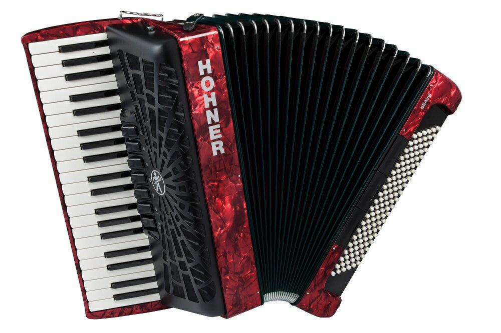 HOHNER ホーナー アコーディオン BravoIII120 RED