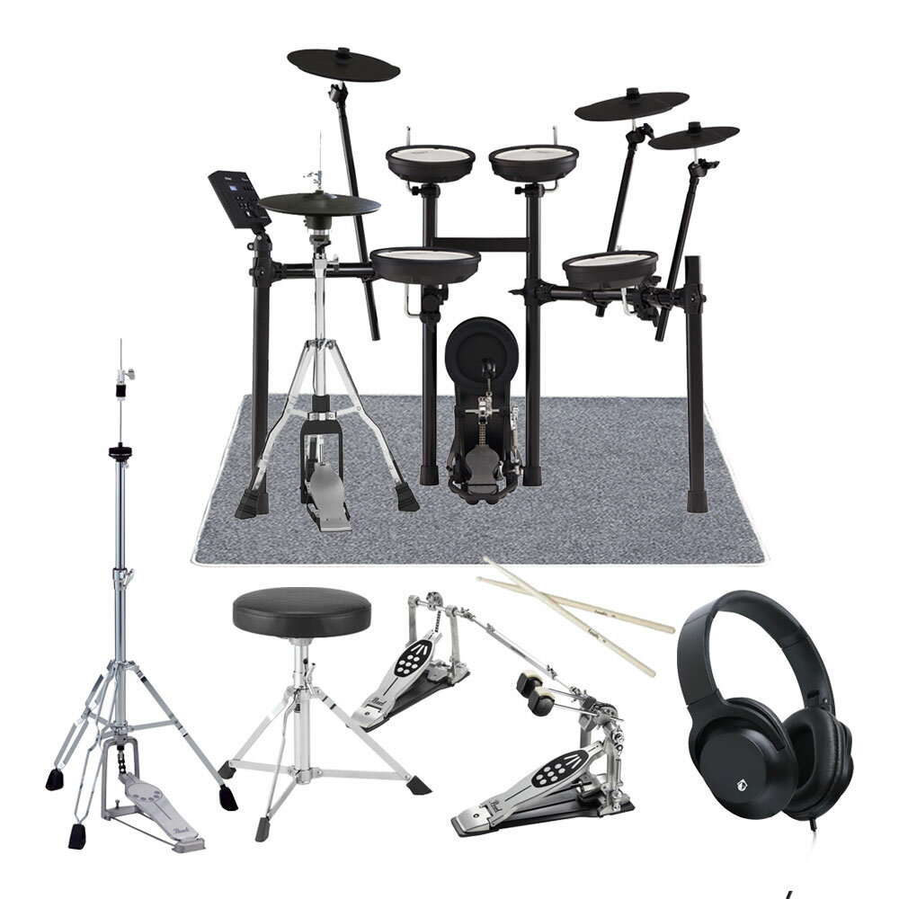 Roland V-Drums TD-07KV VH-10 Custom 3Cymbal ツインフルオプションセット