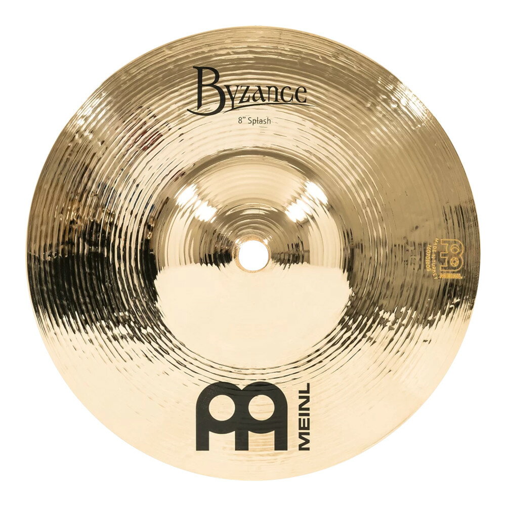 トピックスショッピングクレジット分割48回払いまで金利手数料0%！期間限定 2025年11月30日まで30,000円（税込）以上のお買い物が対象となります。本キャンペーンはクレジットカードでのお支払いは対象外となります。詳しくはお問い合わせください。アイテム説明Byzance BrilliantシリーズBrilliantシリーズは、ハイグロスに仕上げるため、最大で6回もの磨き加工が施されています。このような工程でのみこのシンバルの美しい外観が保証されるのです。鏡面のような表面ときらびやかでリッチなサウンドが魅力です特徴・B20ブロンズ合金製・ハンドハンマー加工による優れたサウンド・きらびやかでリッチなサウンドおすすめ音楽ジャンルオルタネイティブ | カントリー | フュージョン | ハードロック | ヘヴィメタル | ポップス | R&B | ロック | スタジオ音楽Splash：入念に磨き加工が施されたスプラッシュは、柔らかくもアタック感があり、ブライトなサウンドが特長。納期について売却時は迅速に商品情報の削除を心掛けておりますが、ショッピングページの更新までにタイムラグが生じ、ご注文のタイミングによっては商品のご用意ができない場合がございます。あらかじめご了承くださいますようお願い申し上げます。あす楽対象商品以外、納期のご確認はご注文前に「商品についての問合わせ」よりお問い合わせください。