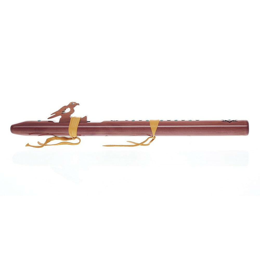 HIGH SPIRITS FLUTES インディアンフルート Sparrow Hawk “A”Cedar Turquoise (113...