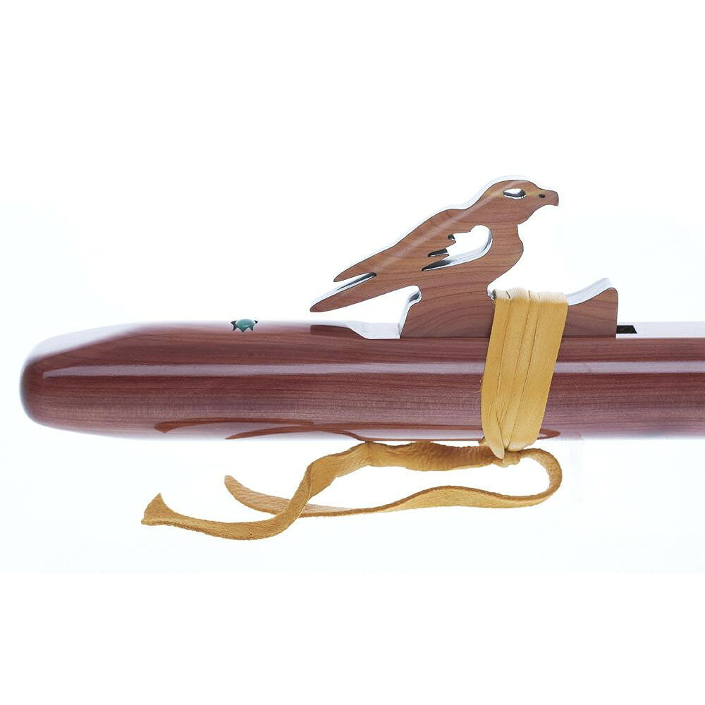 HIGH SPIRITS FLUTES インディアンフルート Sparrow Hawk “A”Cedar Turquoise (113...