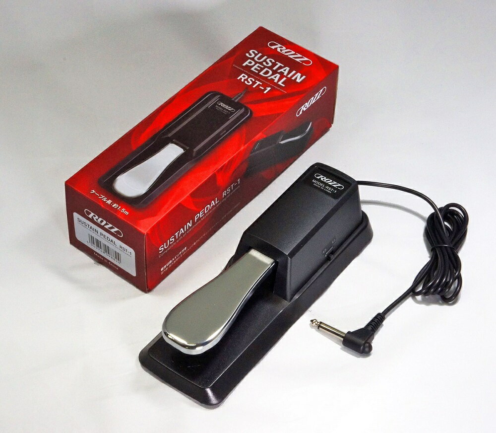 トピックスショッピングクレジット分割48回払いまで金利手数料0%！期間限定 2026年5月31日まで30,000円（税込）以上のお買い物が対象となります。本キャンペーンはクレジットカードでのお支払いは対象外となります。詳しくはお問い合わせください。アイテム説明汎用の電子キーボード用サスティンペダルです。オン/オフの極性が切り替え可能。金属接点の採用により電圧極性の制限もありません。殆どのメーカーのキーボードで使用できます。納期について売却時は迅速に商品情報の削除を心掛けておりますが、ショッピングページの更新までにタイムラグが生じ、ご注文のタイミングによっては商品のご用意ができない場合がございます。あらかじめご了承くださいますようお願い申し上げます。あす楽対象商品以外、納期のご確認はご注文前に「商品についての問合わせ」よりお問い合わせください。