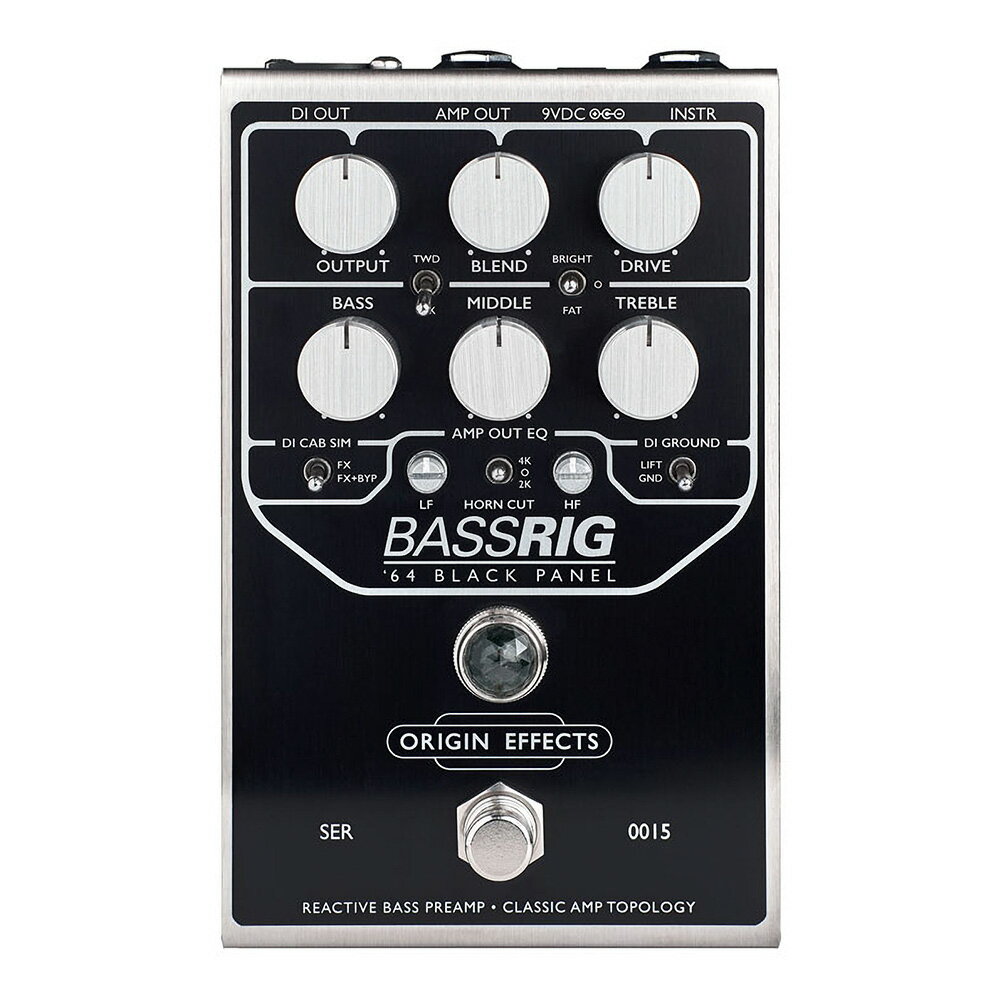 Origin Effects BassRIG '64 Black Panel