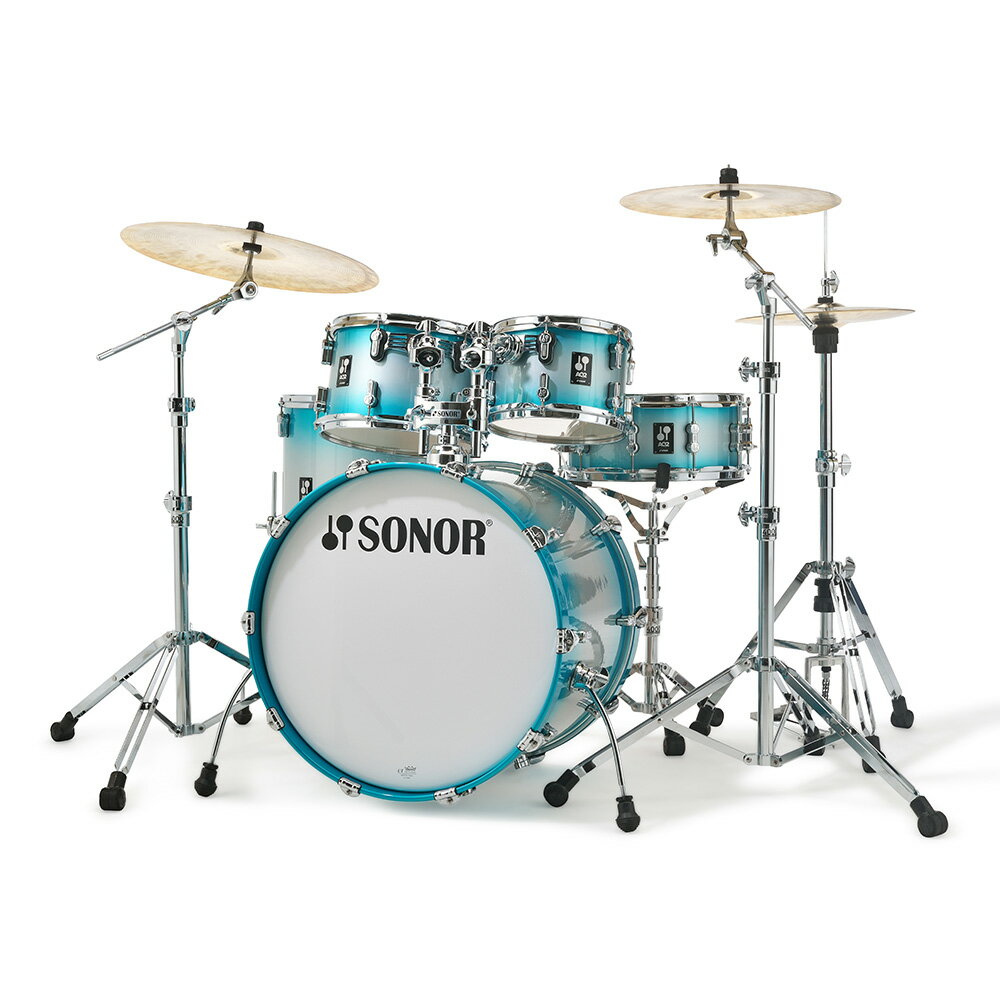 ■10,000円OFFクーポン配布中 SONOR AQ2 Series STAGE [SN-AQ2SG] ASB (アクア・シルバー・バースト) シンバル・ハードウェア別売り