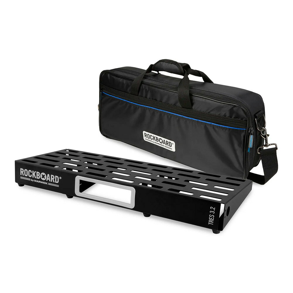 Effector Case - RockBoard by Warwick TRES 3.2, Pedalboard with Gig Bag [RBO B 3.2 TRES B]