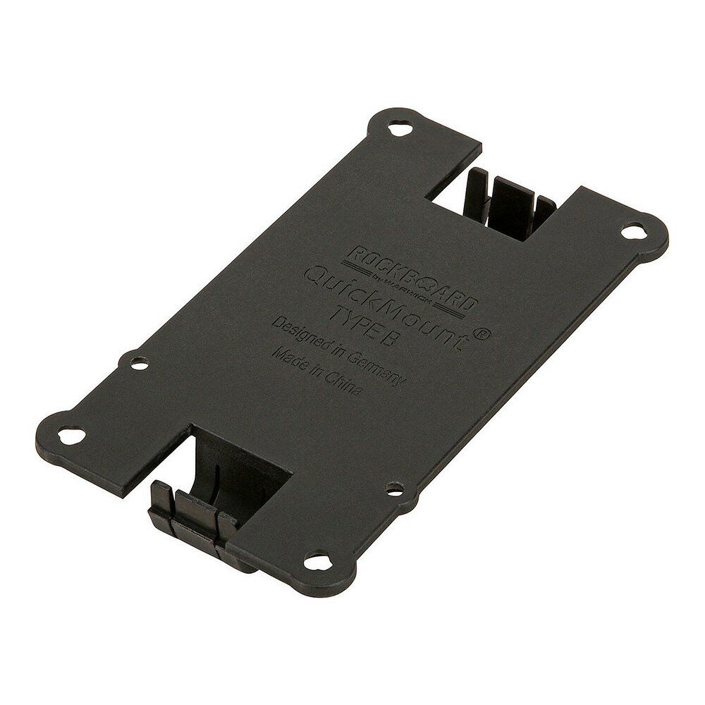 Effector Case - RockBoard by Warwick QuickMount Type B - Pedal Mounting Plate For Standard Single Pedals [RBO B QM T B]