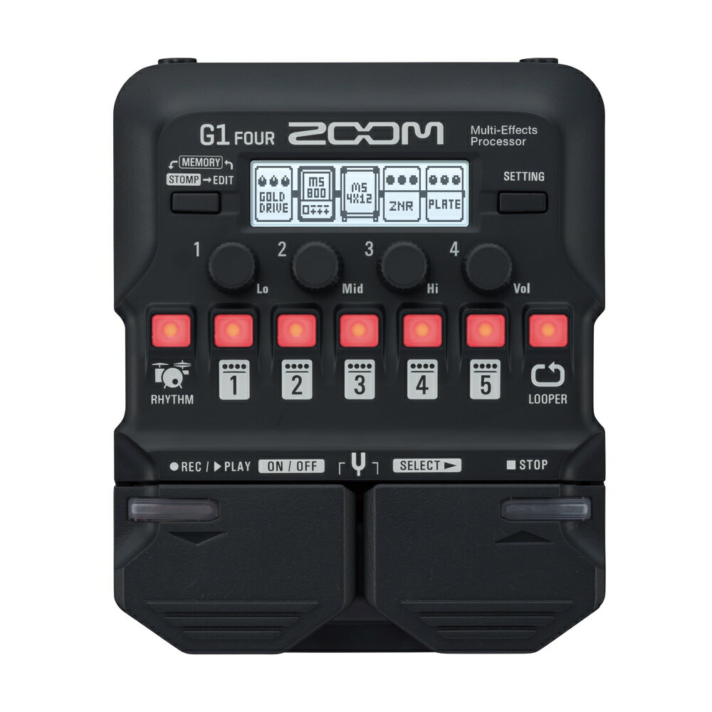 ZOOM G1 FOUR Guitar Multi-Effects Processor