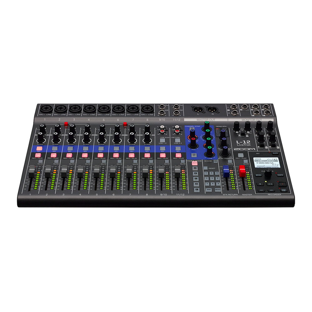 ZOOM LiveTrak L-12 Digital Mixer + Recorder