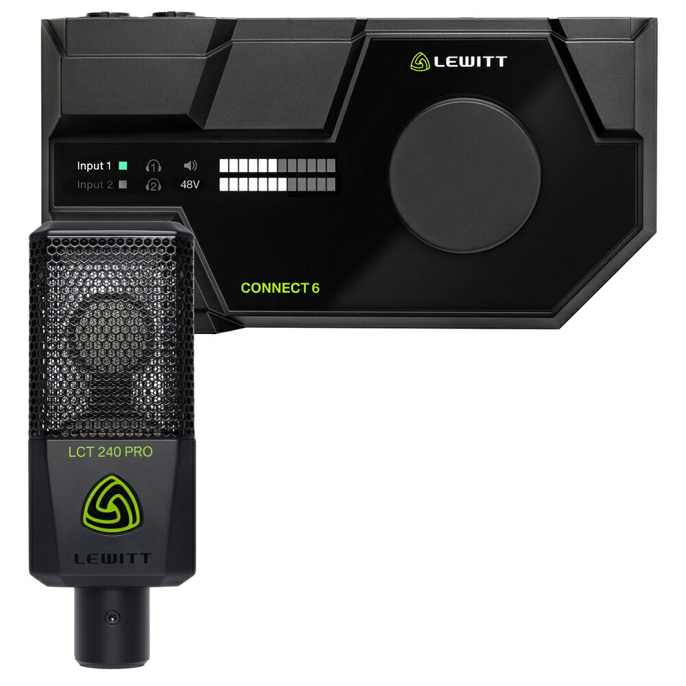 LEWITT CONNECT 6 & LCT 240 Black Bundle