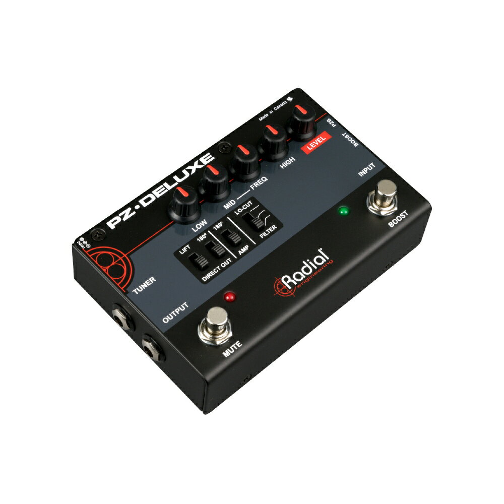 Radial PZ-Deluxe -アコースティック・プリアンプ-【国内正規輸入品】