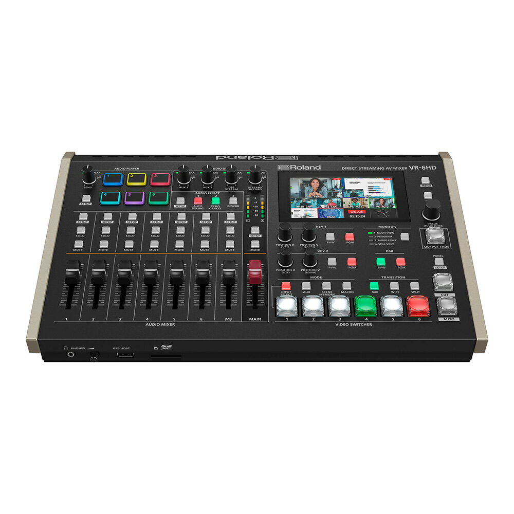 Roland VR-6HD Direct Streaming AV Mixer