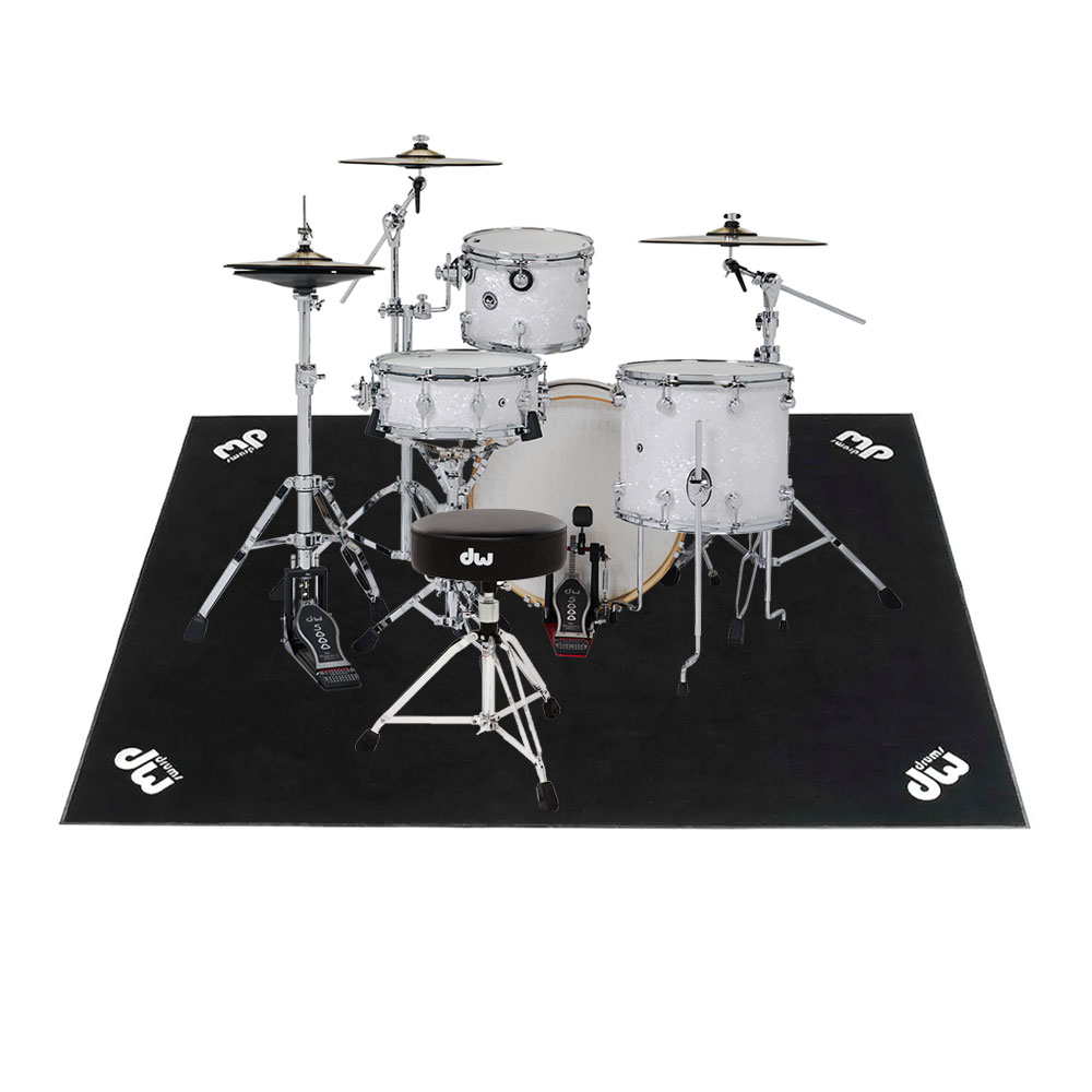 dw DWe 4-Piece Complete Bundle Kit White Marine Pearl FinishPly™ Plus set