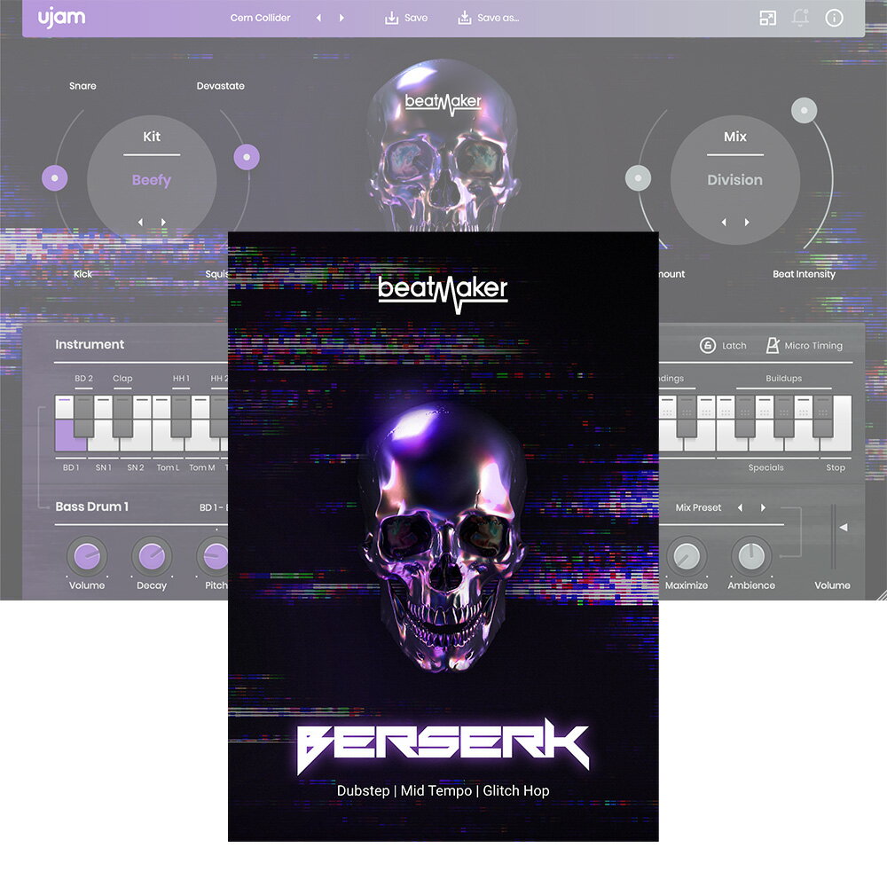 楽天MUSICLAND KEY -楽器-UJAM Beatmaker BERSERK【メール納品】