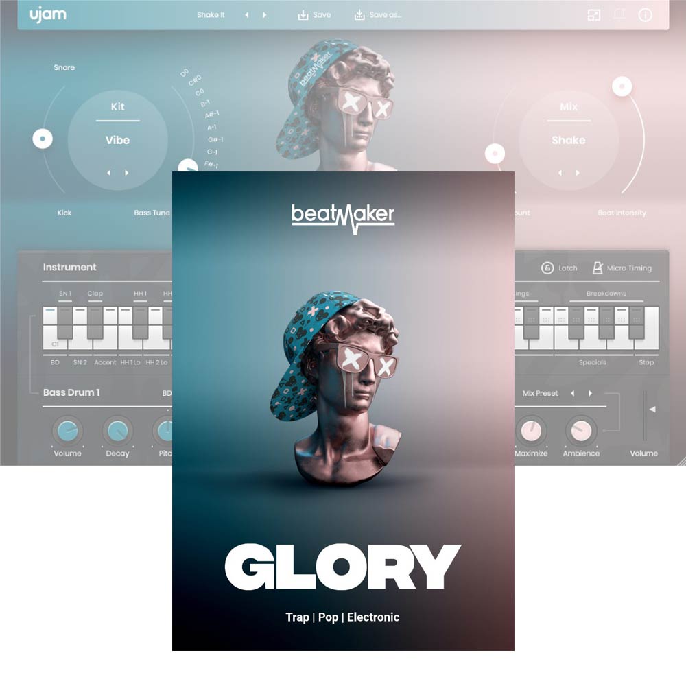 楽天MUSICLAND KEY -楽器-UJAM Beatmaker GLORY【メール納品】