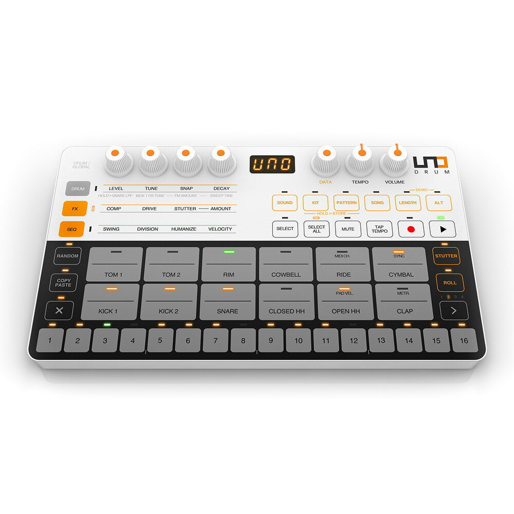 ■1,000円OFFクーポン配布中 IK Multimedia UNO Drum（ウノドラム） 【数量限定特価・国内正規品】