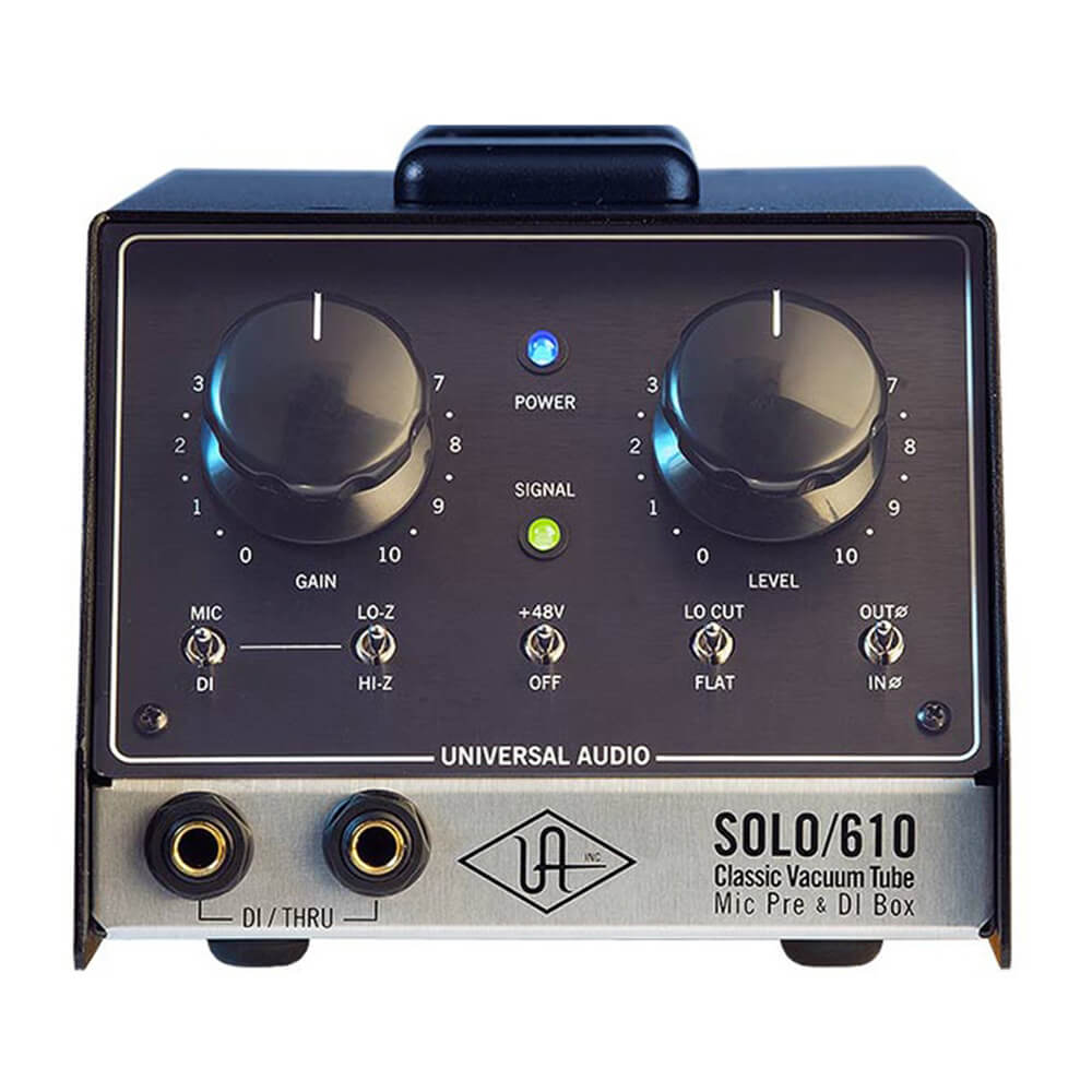 ■10,000円OFFクーポン配布中 UNIVERSAL AUDIO SOLO/610 Classic Tube Preamplifier and DI Box