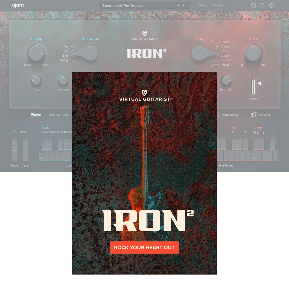 UJAM Virtual Guitarist IRON 2 [᡼Ǽ]