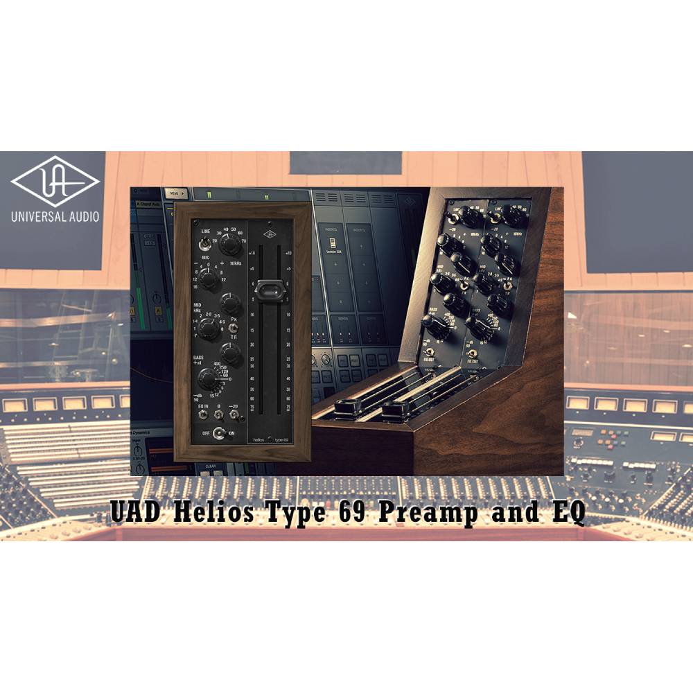 UNIVERSAL AUDIO UAD Helios Type 69 Preamp and EQ Collection [メール納品][メーカープロモーション 11/30まで]