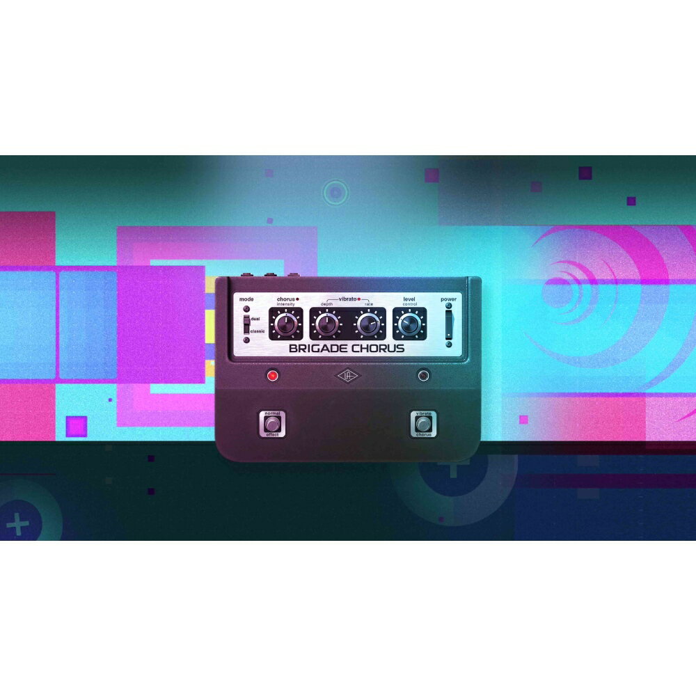 UNIVERSAL AUDIO Brigade Chorus Pedal [メール納品][メーカープロモーション 11/30まで]