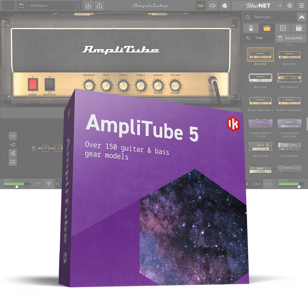 AmpliTube 5 [�᡼��Ǽ��][�᡼�����ץ��⡼����� 2026/1/05�ޤ�]