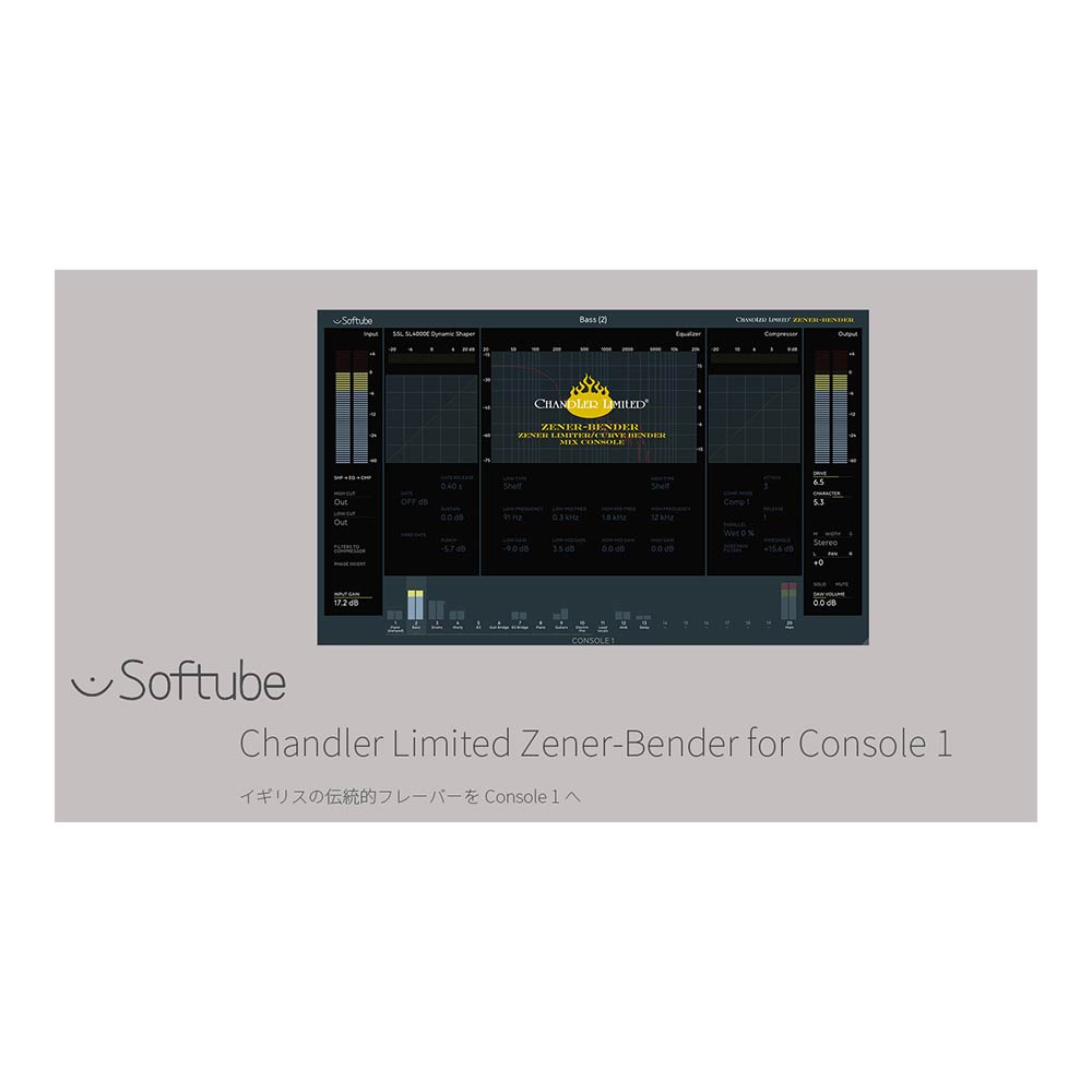 Softube Chandler Limited Zener-Bender for Console 1 [メール納品]