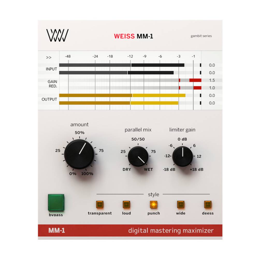 Softube Weiss MM-1 Mastering Maximizer [メール納品]