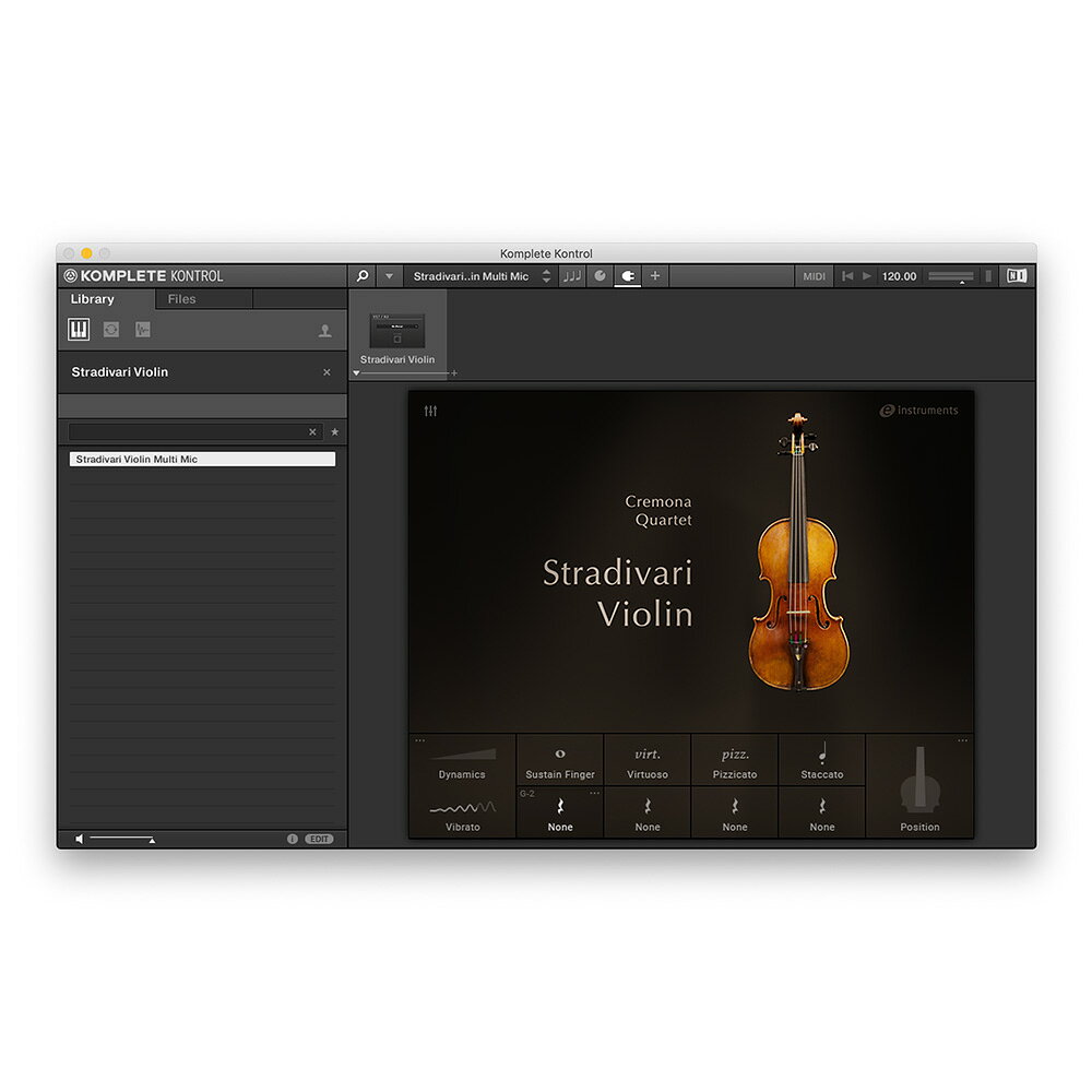 Native Instruments Stradivari Violin [メール納品][メーカープロモーション 12/8まで]