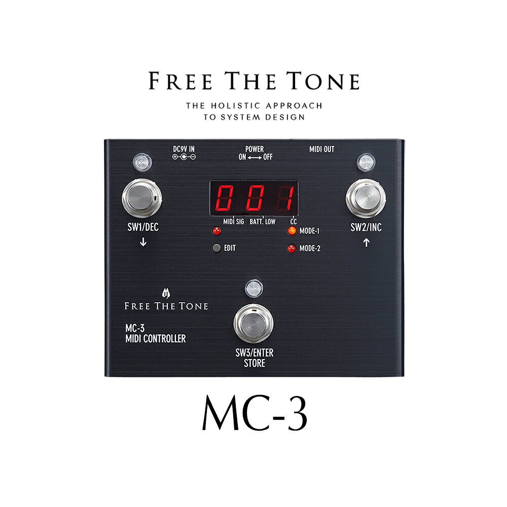 FREE THE TONE MC-3 MIDI Controller