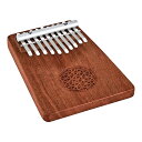 MEINL Sonic Energy Solid Kalimba / 10 Notes - Zambesi Redwood, Flower of Life Sy...