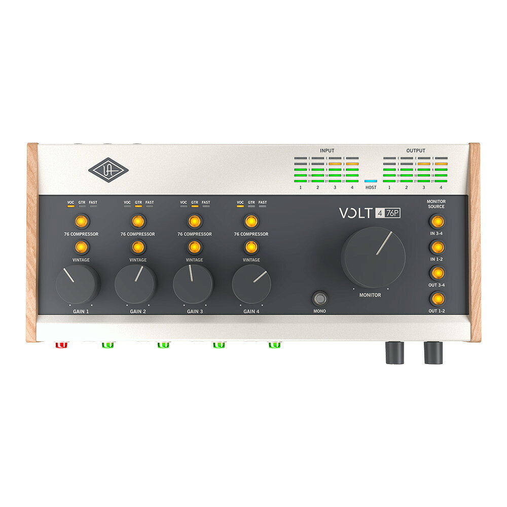 ミュージックランドKEY EASTのUNIVERSAL AUDIO Volt 476P USB Audio Interface｜アングル2