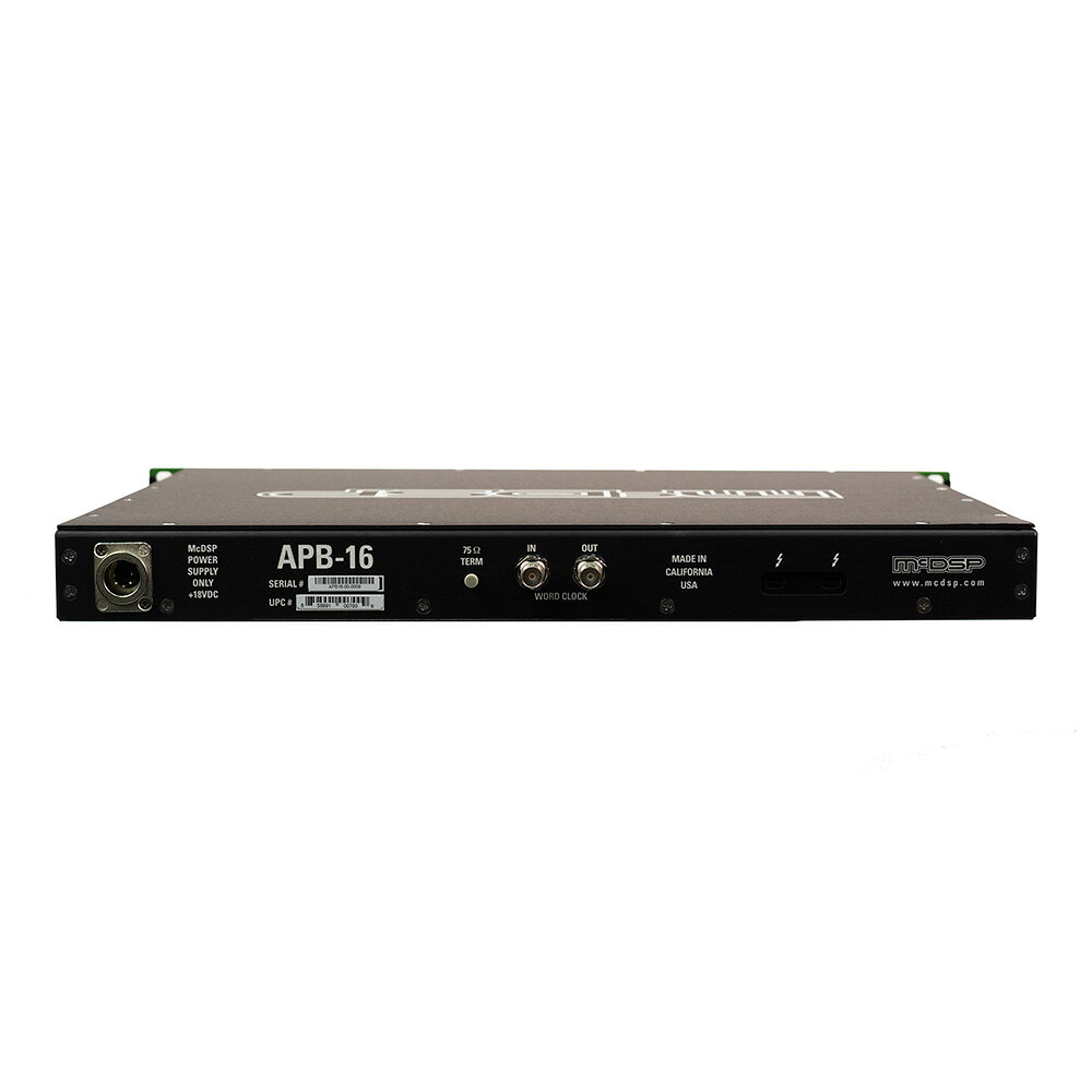 ミュージックランドKEY EASTのMcDSP APB-16 Analog Processing Box [メーカープロモーション 9/30まで]｜アングル2