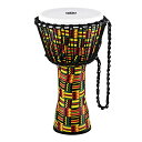MEINL Rope Tuned Travel Series Djembe, Synthetic Head - 10