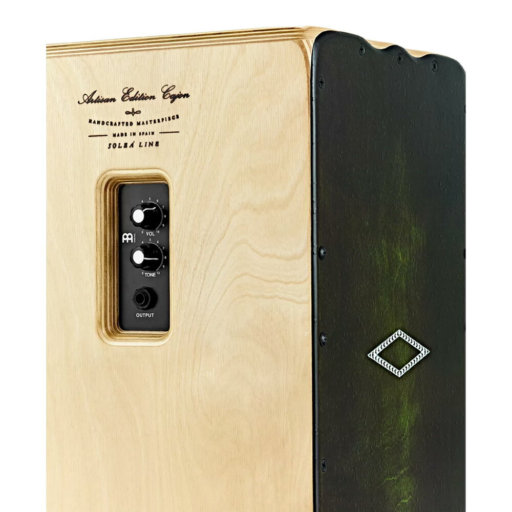 MEINL Artisan Edition Pickup Cajon Solea Line / Dark Olive Burst [PAESLDOB]