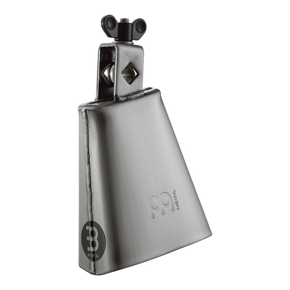 MEINL Chrome & Steel Finish Cowbell, 4 1/2