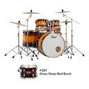 Pearl DECADE MAPLE "Ready Set Go" DMP825S/C-2CSN #261 Gloss Deep Red Burst