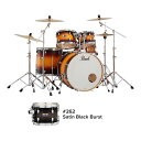 Pearl DECADE MAPLE "Ready Set Go" DMP825S/C-2CSN #262 Satin Black Burst