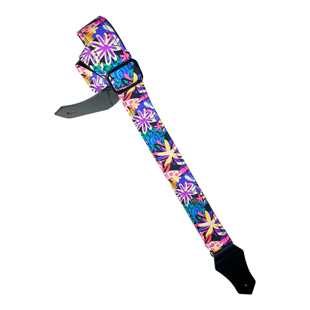 トピックスショッピングクレジット分割48回払いまで金利手数料0%！期間限定 2026年5月31日まで30,000円（税込）以上のお買い物が対象となります。本キャンペーンはクレジットカードでのお支払いは対象外となります。詳しくはお問い合わせください。アイテム説明グッドバイブス・ギターストラップ・シリーズは、Get’m Get’m ストラップの創始者であるVirginia Castroが、使う人にグッドバイブスと笑顔を届けたい、という思いを込めてデザインしたストラップです。●個性的でファッショナブルな、「グッド・バイブス」デザイン●アメリカ・カリフォルニア州、ロサンゼルスの工房で1本1本丁寧にハンドメイド●耐久性のあるモールスキンの裏側にナイロン生地を縫い合わせたマルチレイヤ—構造●重金属フリーのハードウェアはダイカスト加工で成形し、安全性と耐久性を実現●ストラップ・エンド部分には耐久性のあるラティーゴ・レザー(本革)を使用スペック■アジャスター：スライド式■長さ：〜約1,520mm■幅：約50mm (2" / ストラップ部)納期について売却時は迅速に商品情報の削除を心掛けておりますが、ショッピングページの更新までにタイムラグが生じ、ご注文のタイミングによっては商品のご用意ができない場合がございます。あらかじめご了承くださいますようお願い申し上げます。最強配送対象商品以外、納期のご確認はご注文前に「商品についての問合わせ」よりお問い合わせください。