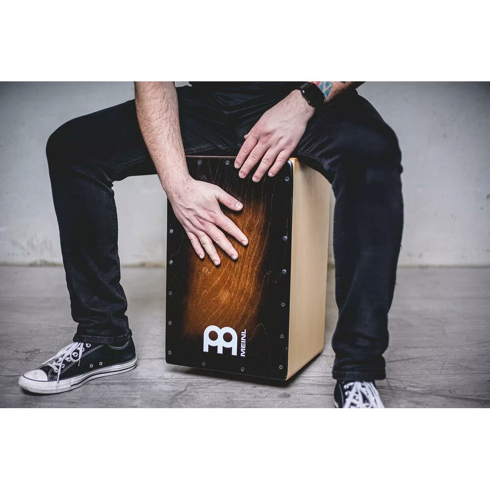 MEINL Snarecraft Series Cajons Cajon, Brown Burst [SC100BRB]