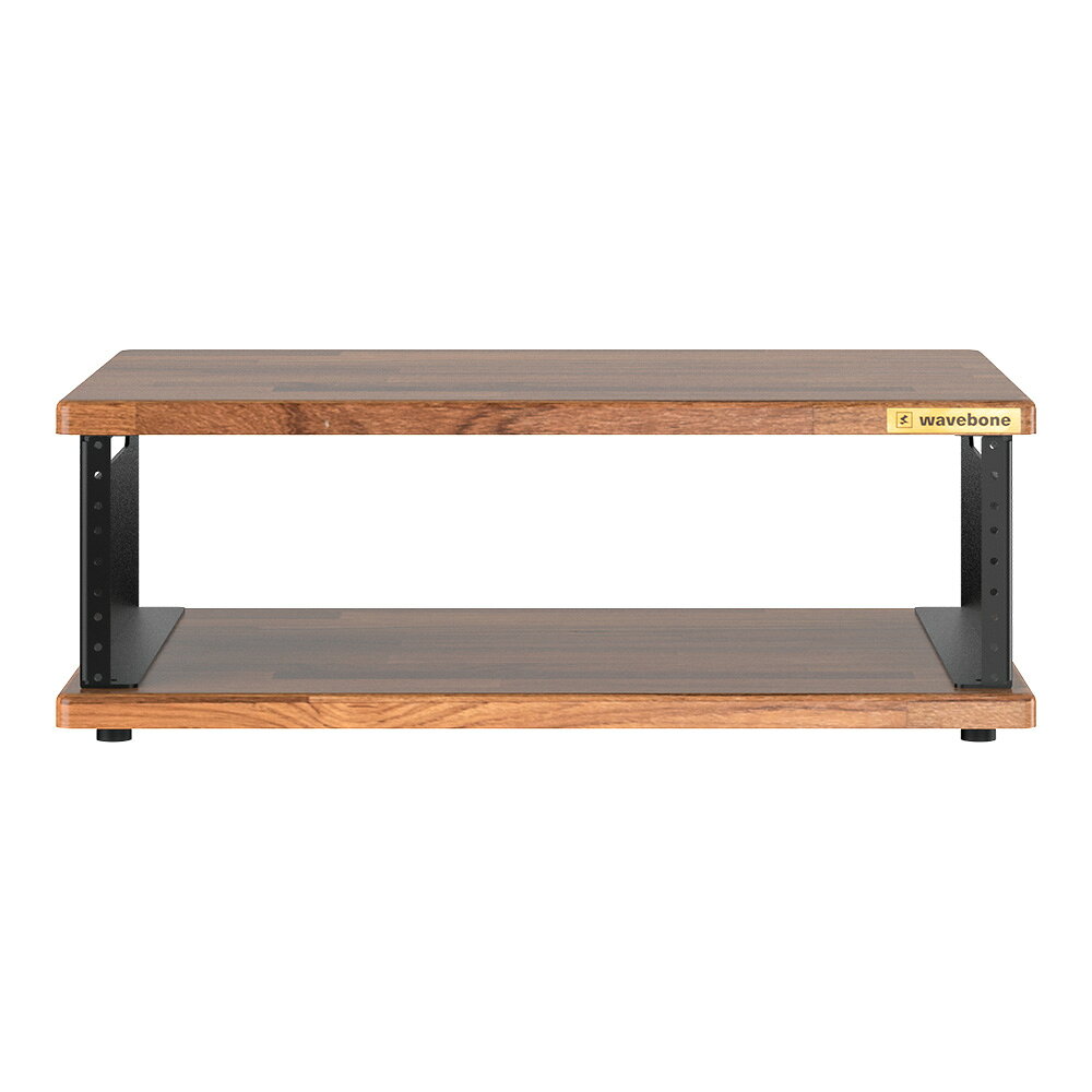 ミュージックランドKEY EASTのWavebone Stella Portable Rack Case-3U/Walnut｜アングル2