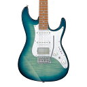 ■5,000円OFFクーポン配布中 Ibanez AZ Standard AZ22S1F-TXB (Transparent Turquoise Burst)
