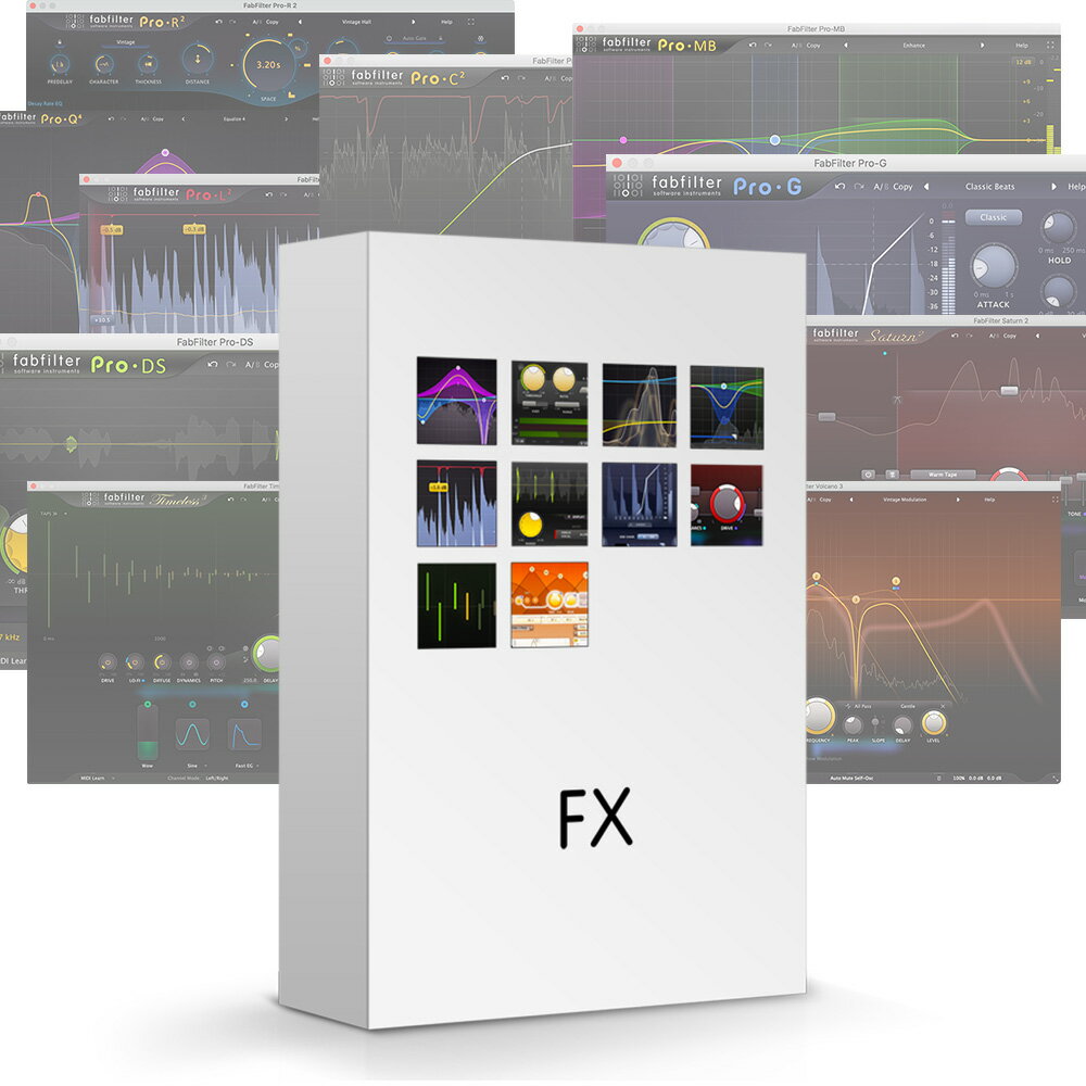 FabFilter FX Bundle [�᡼��Ǽ��]