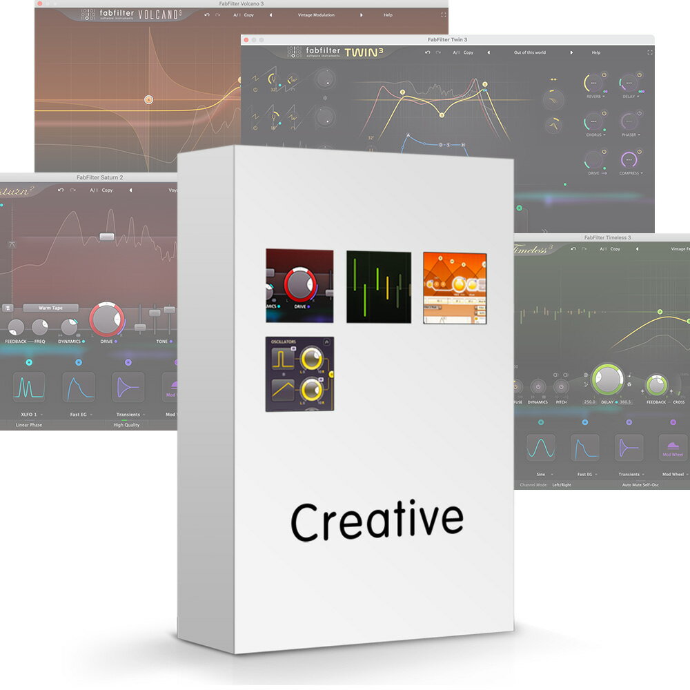 FabFilter Creative Bundle [メール納品]