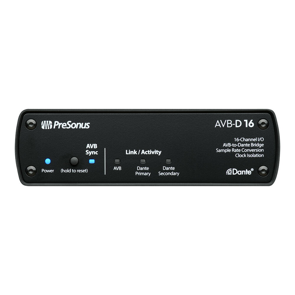 樂天商城 - PreSonus AVB-D16 16x16 AVB-to-Dante Bridge